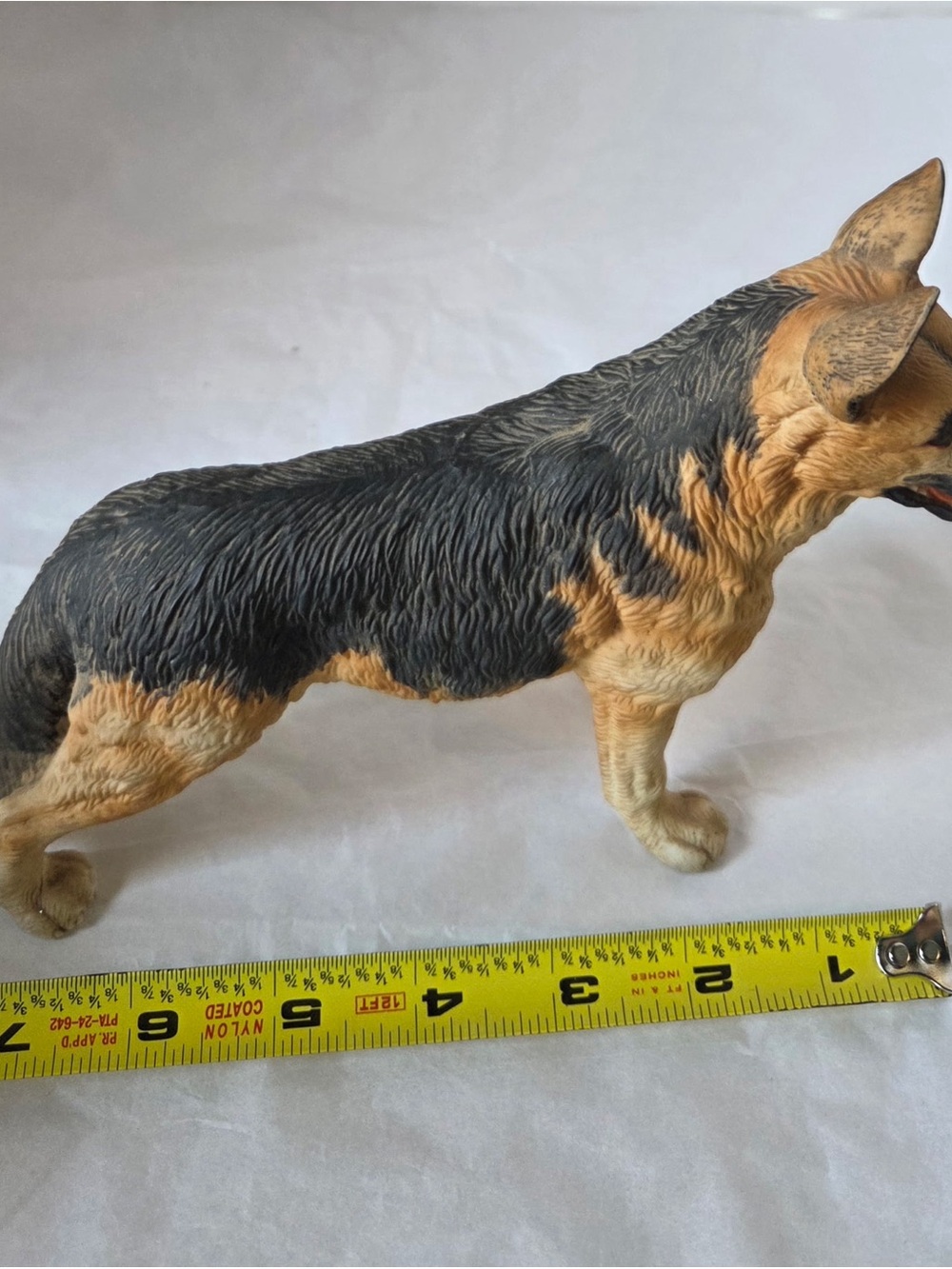 Vintage Andrea By Sadek German Shepherd Figurine Porcelin/ Ceramic - Picture 8 of 8